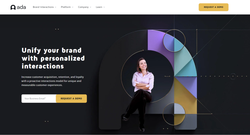 Domovská stránka Ada