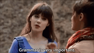 Gramatika je veľmi dôležitá