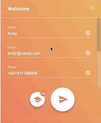 Bočný kontaktný formulár LiveAgent