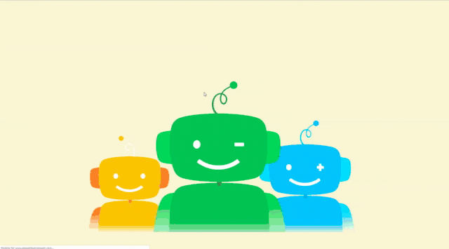 Quriobot integrácia animácia