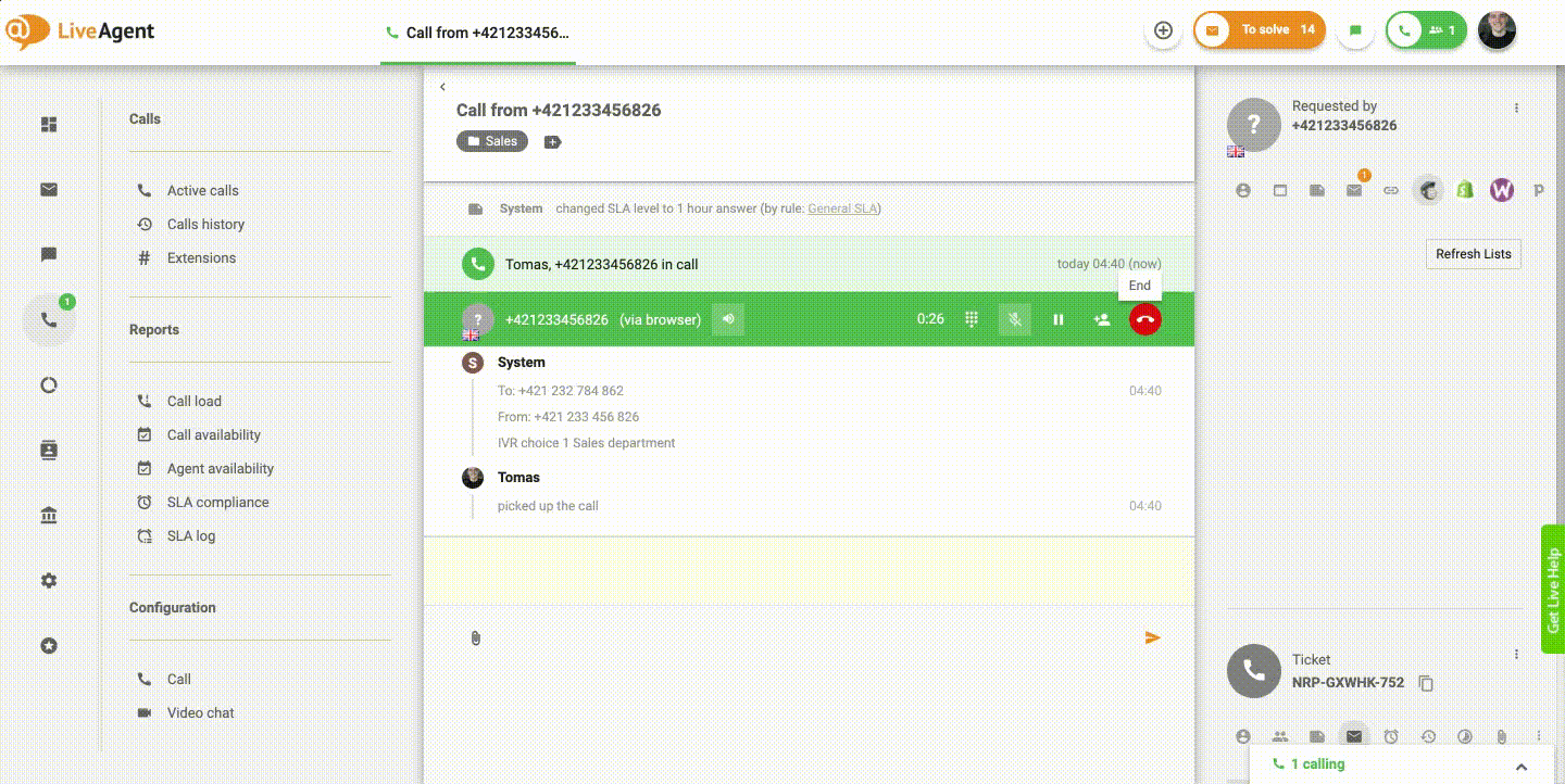 Funkcia automatického spätného hovoru
