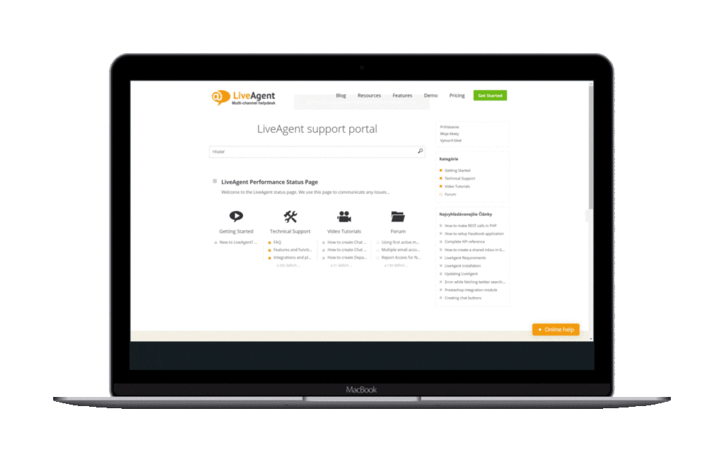 Návrhy vedomostnej základne v LiveAgent