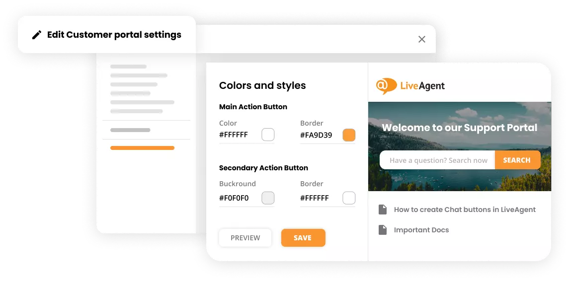 Knowledgebase s prispôsobiteľným branding