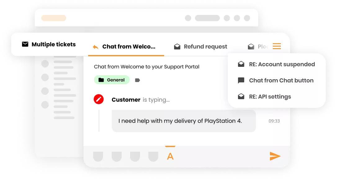 Software helpdesku LiveAgent s viacerými lístkami