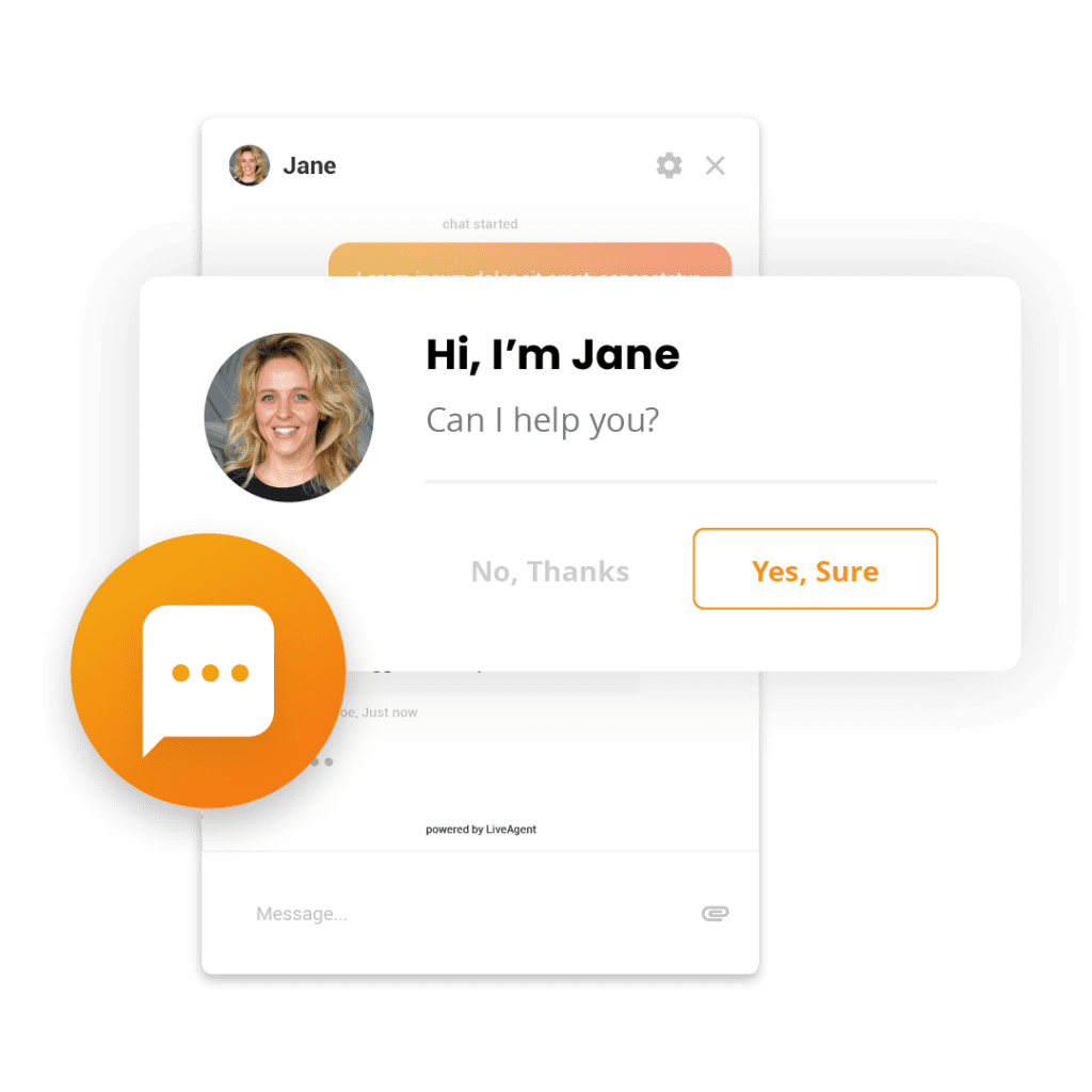 Proaktívne pozvánky na chat