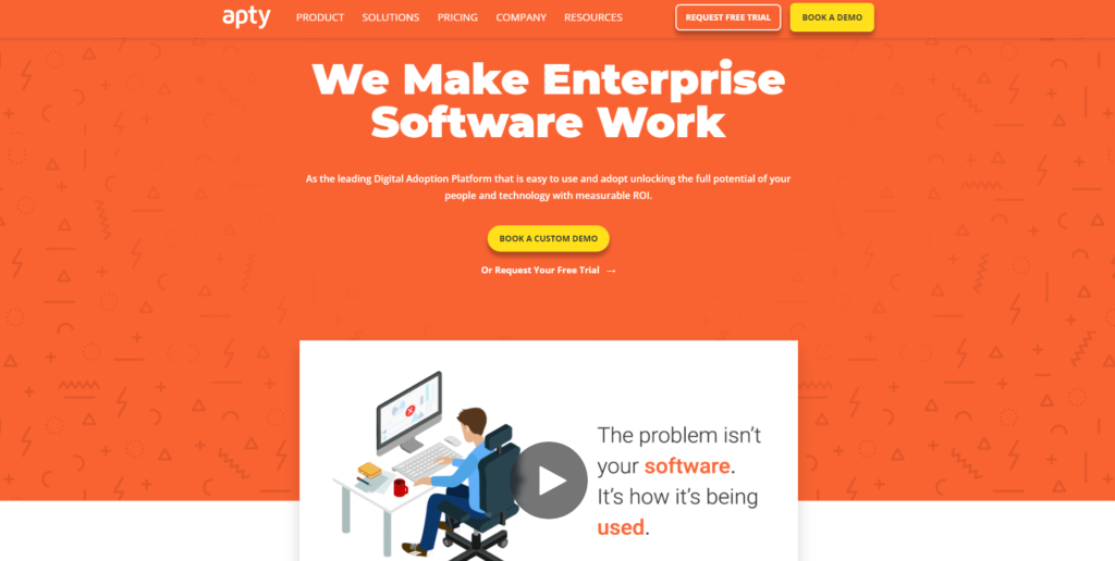 Domovská stránka Apty