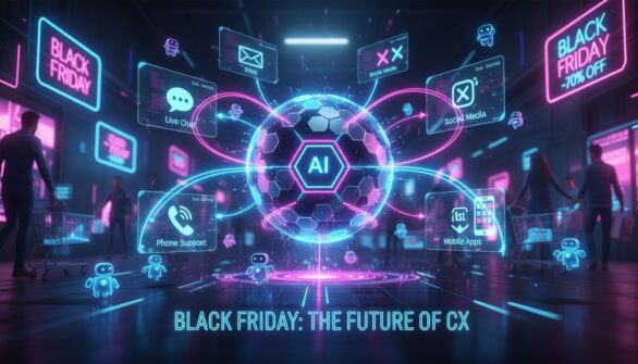 Úloha AI a omnichannel live chat v podpore zákazníkov počas Black Friday