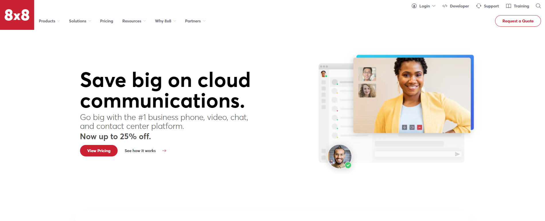 8x8 X series VoIP poskytovateľ