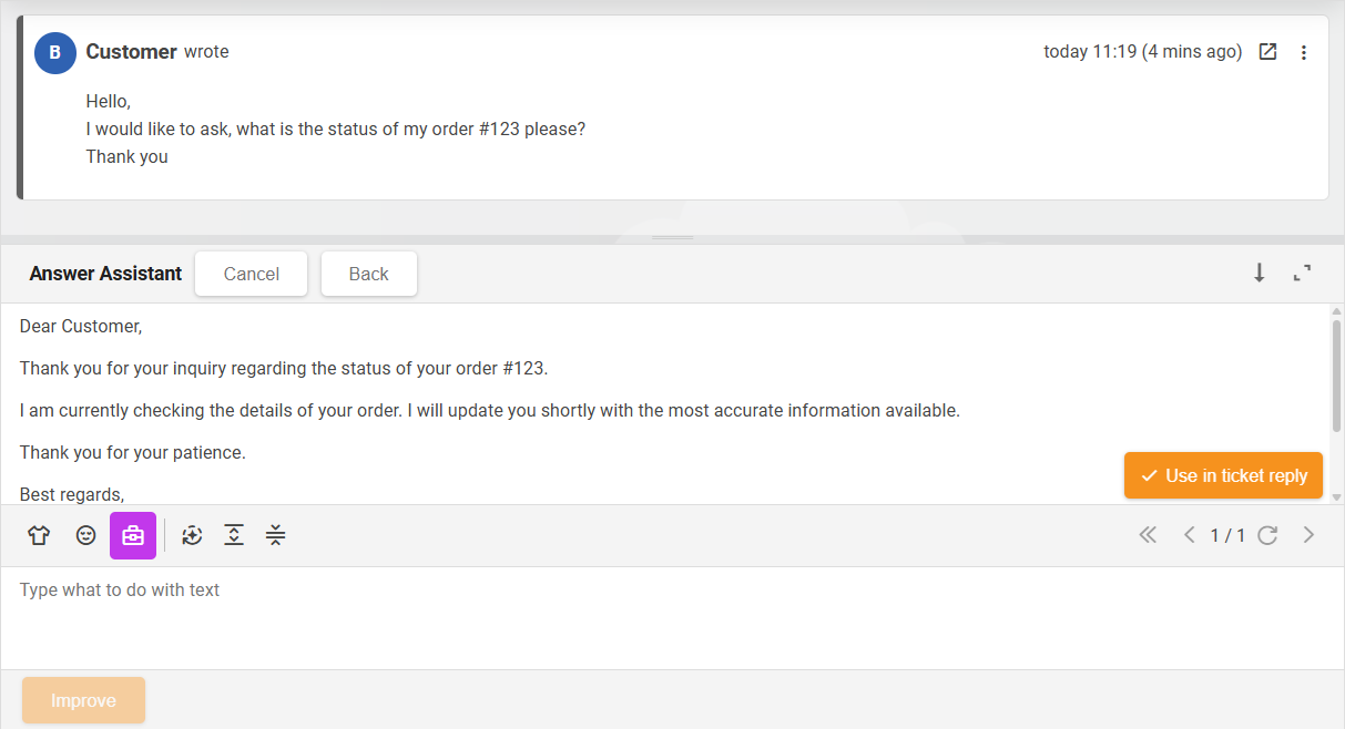 Prehľad tvorby komunikácie AI Draft Composer