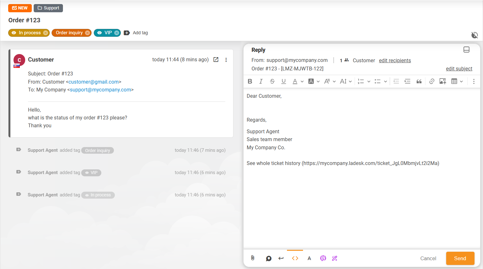 Vylepšený pohľad na rozloženie ticketov v LiveAgent