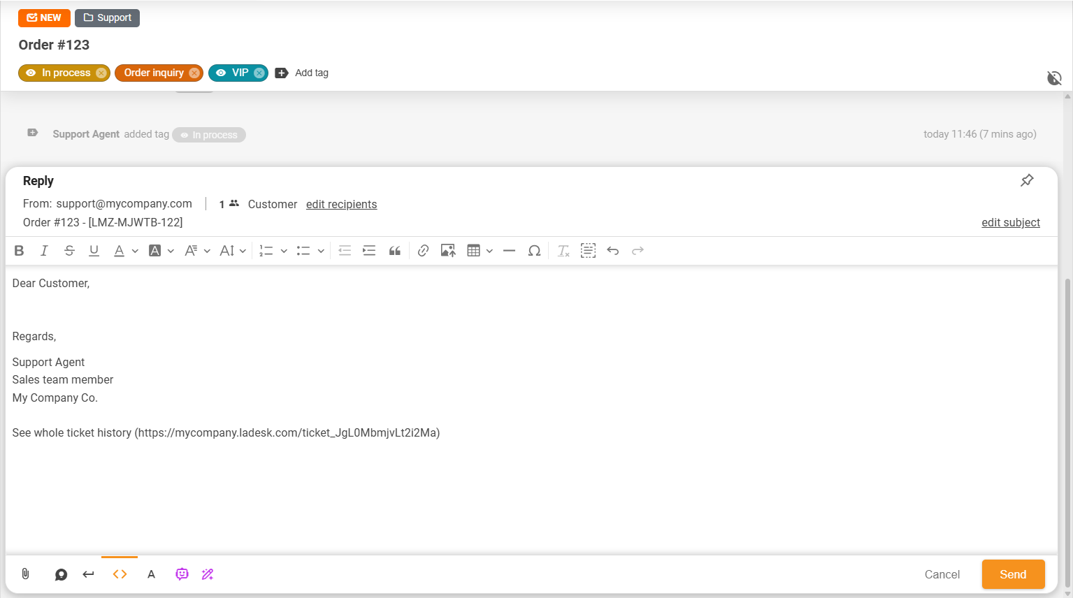 Funkcia pripnutia & odopnutia v LiveAgent