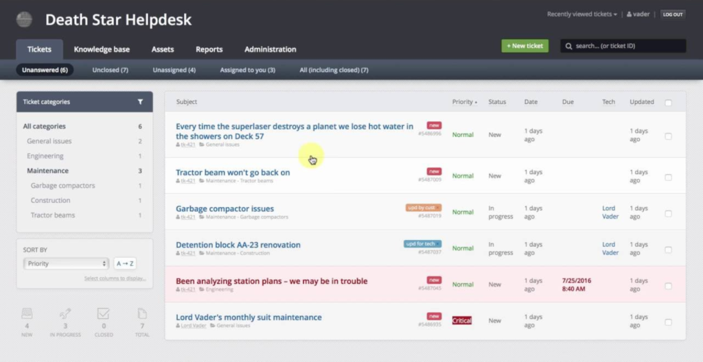 Systémy ticketing helpdesku Jitbit
