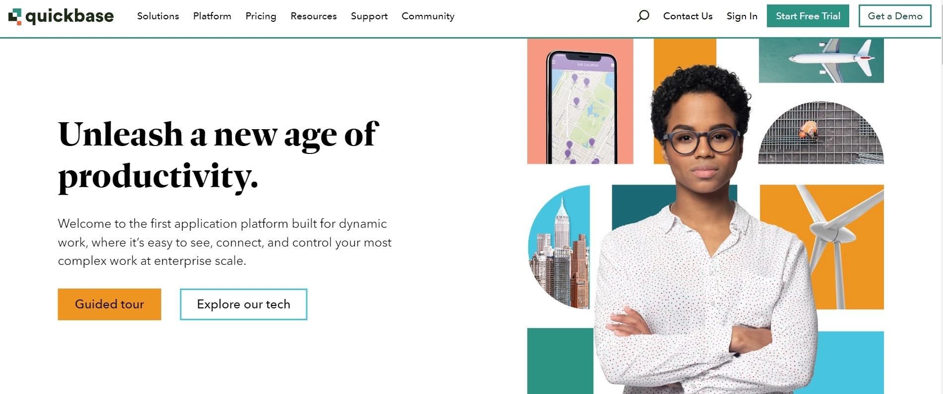 Domovská stránka Quickbase - pripojiť a kontrolovať vaše zložité projekty bez akýchkoľvek skúseností s kódovaním