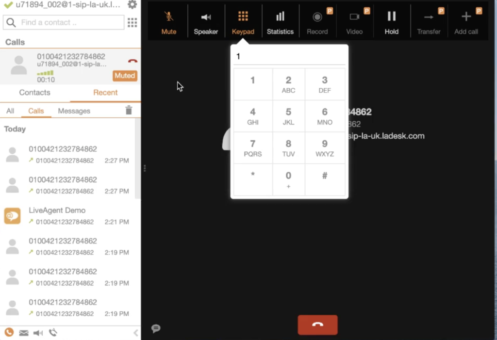 zoiper free softphone hovor