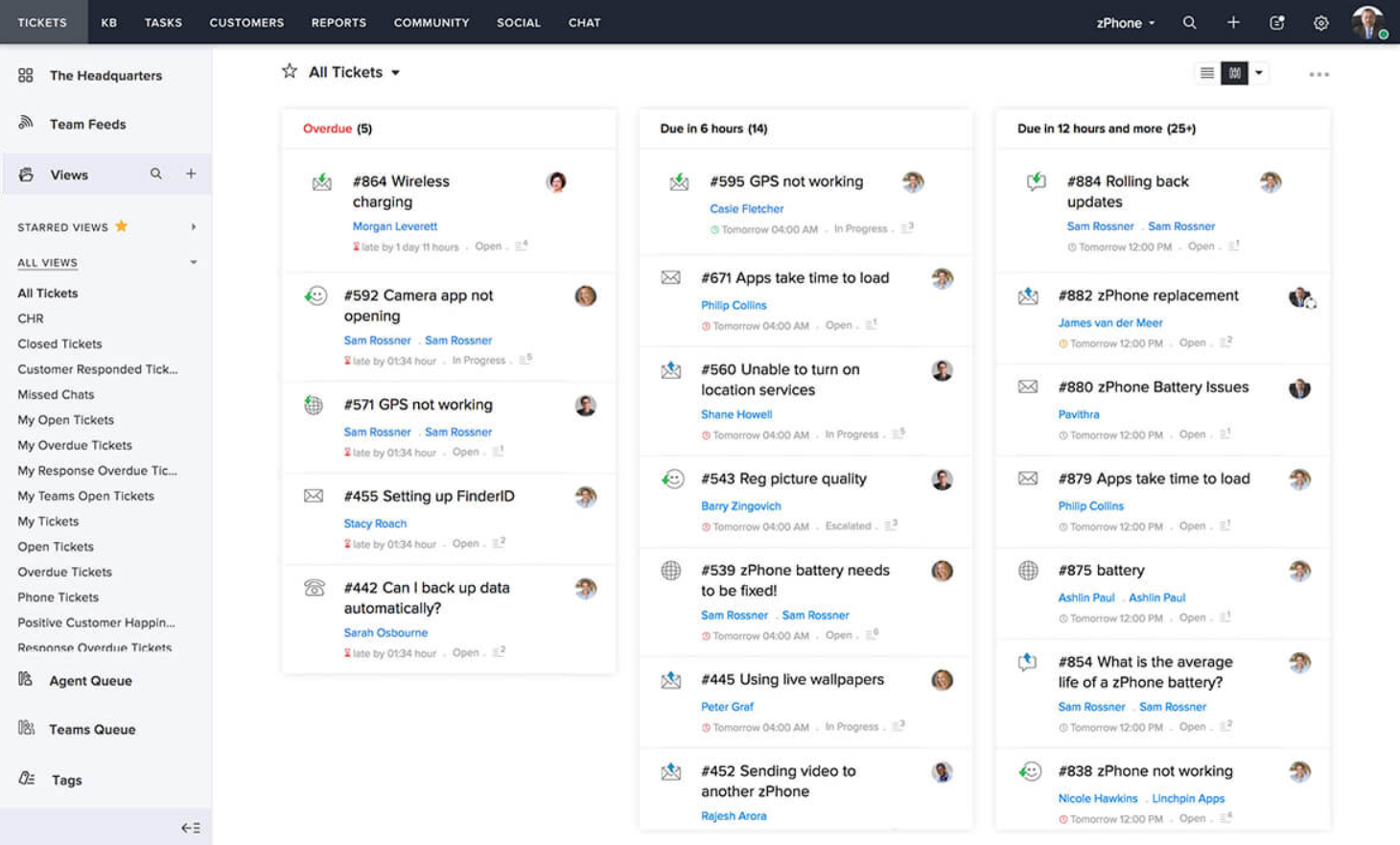 Systém ticketing Zoho Desk