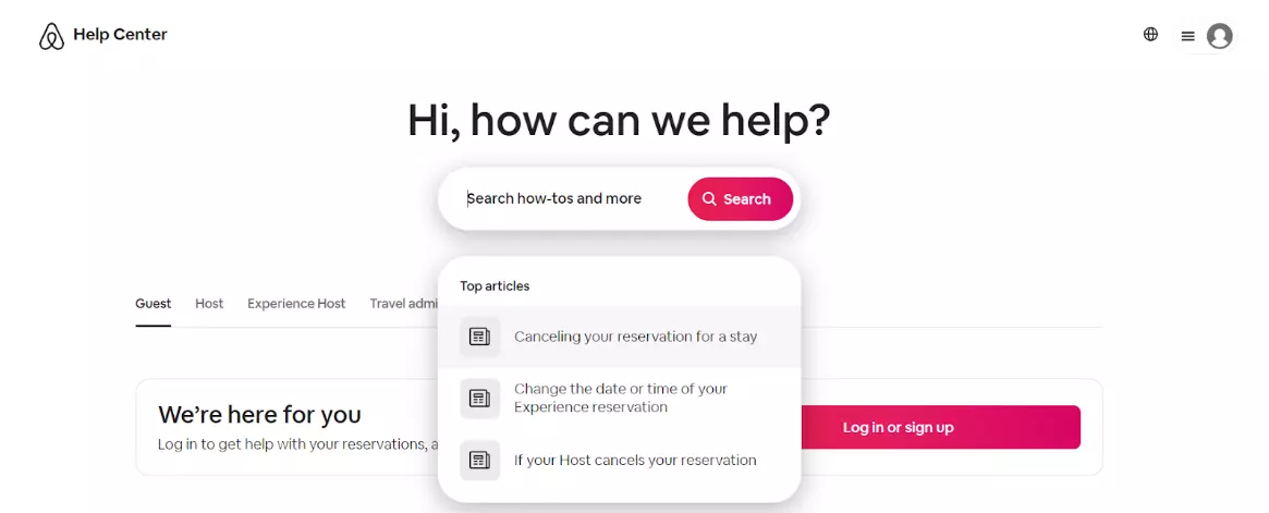 Odporúčania článkov Airbnb
