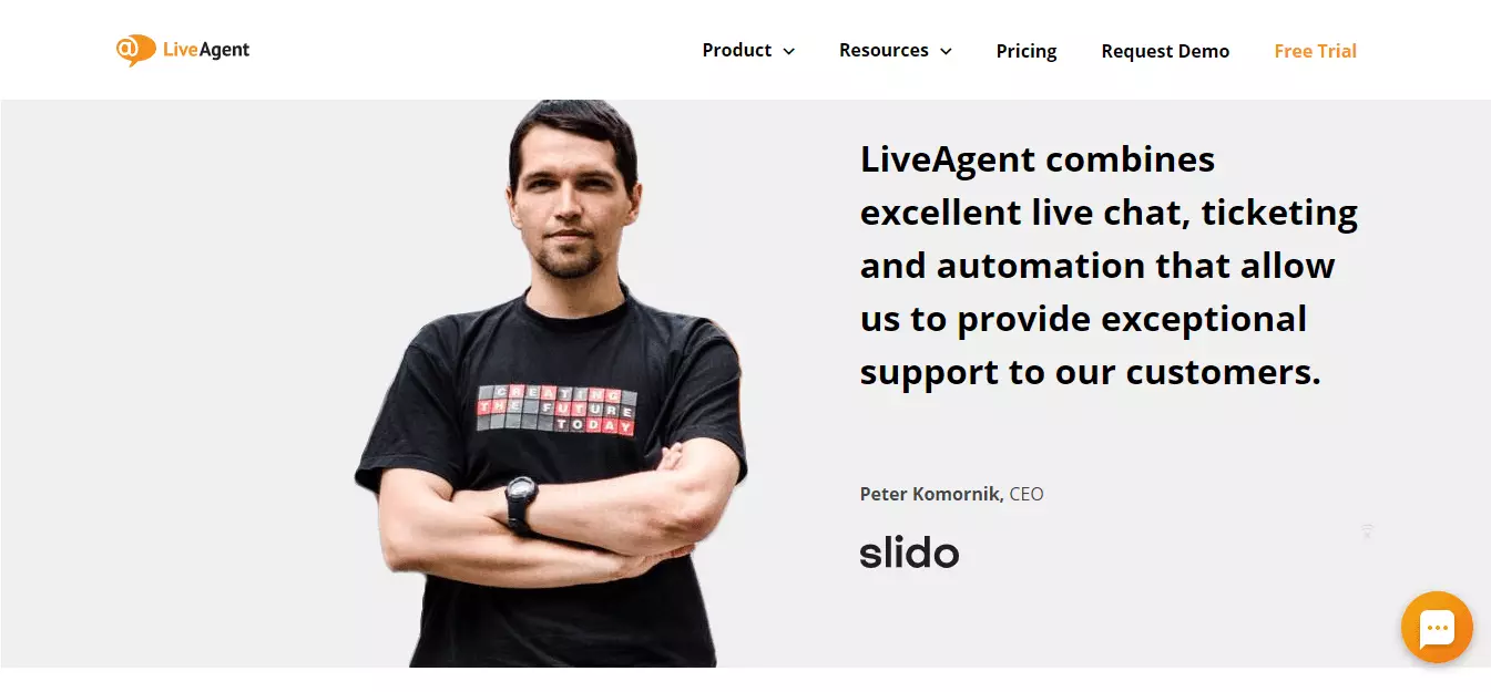 Slido referencie pre LiveAgent