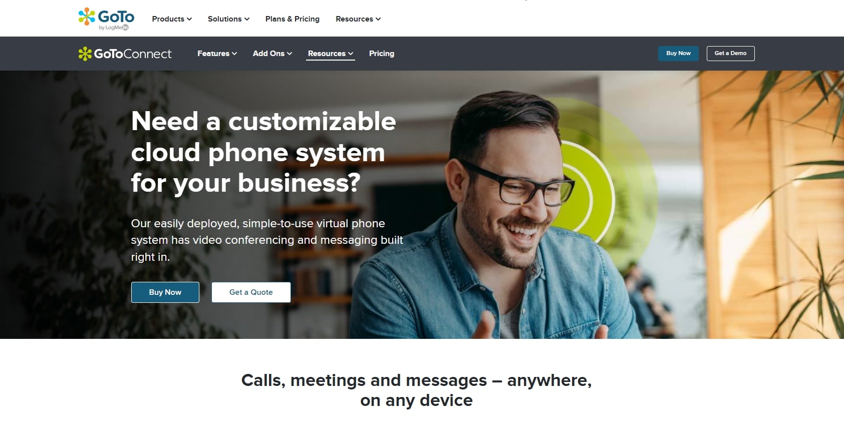 GoTo Connect poskytovateľ website