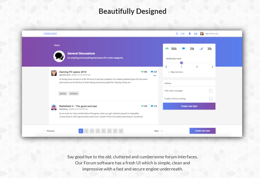 Softvér komunity fóra Codoforum