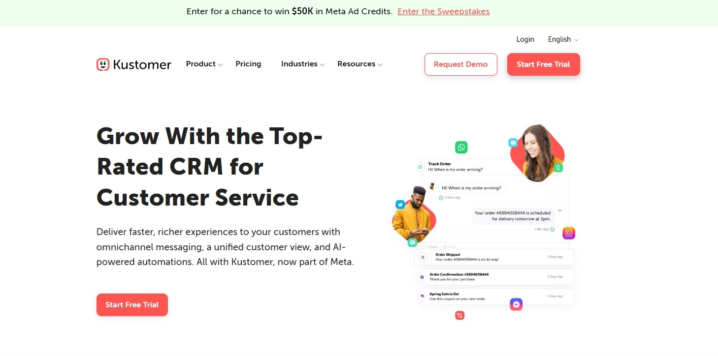 Software help desk Kustomer