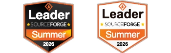 Odznak LiveAgent Leader na leto 2026 od SourceForge