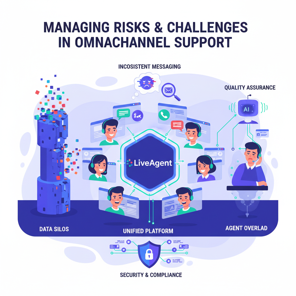 Riadenie rizík a výziev v omnikanálovej podpore