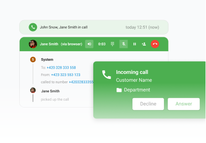 Integrácia call centra a live chatu LiveAgent