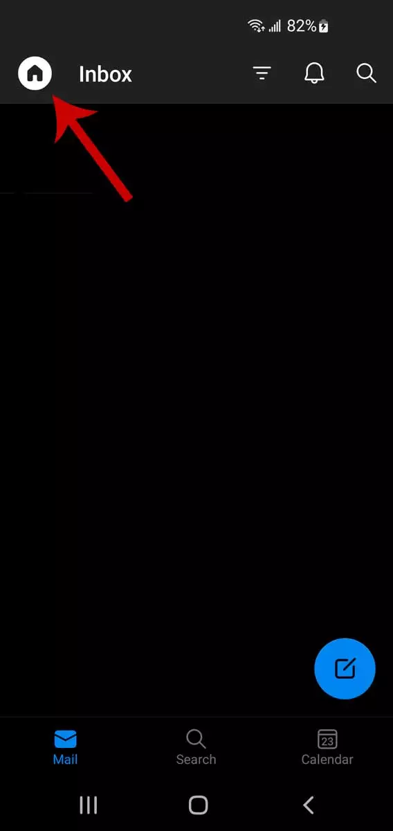 Emailové vlákno Outlooku na mobilných zariadeniach, krok 1