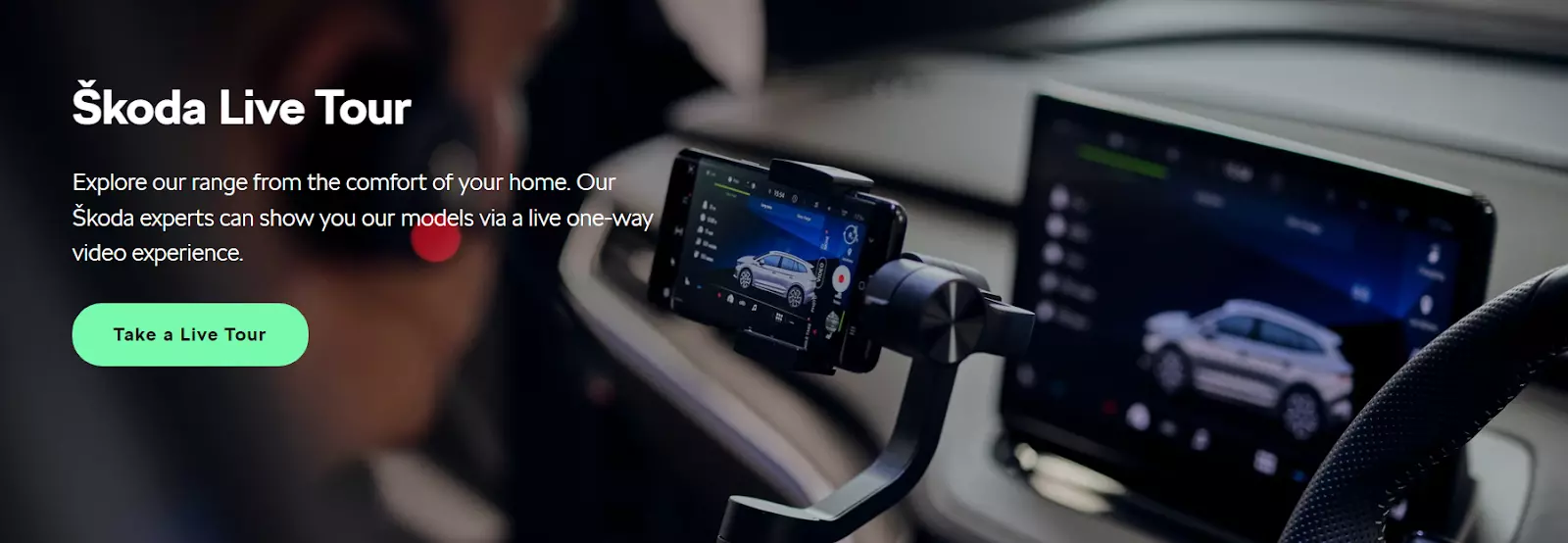 Stránka Škoda live tour