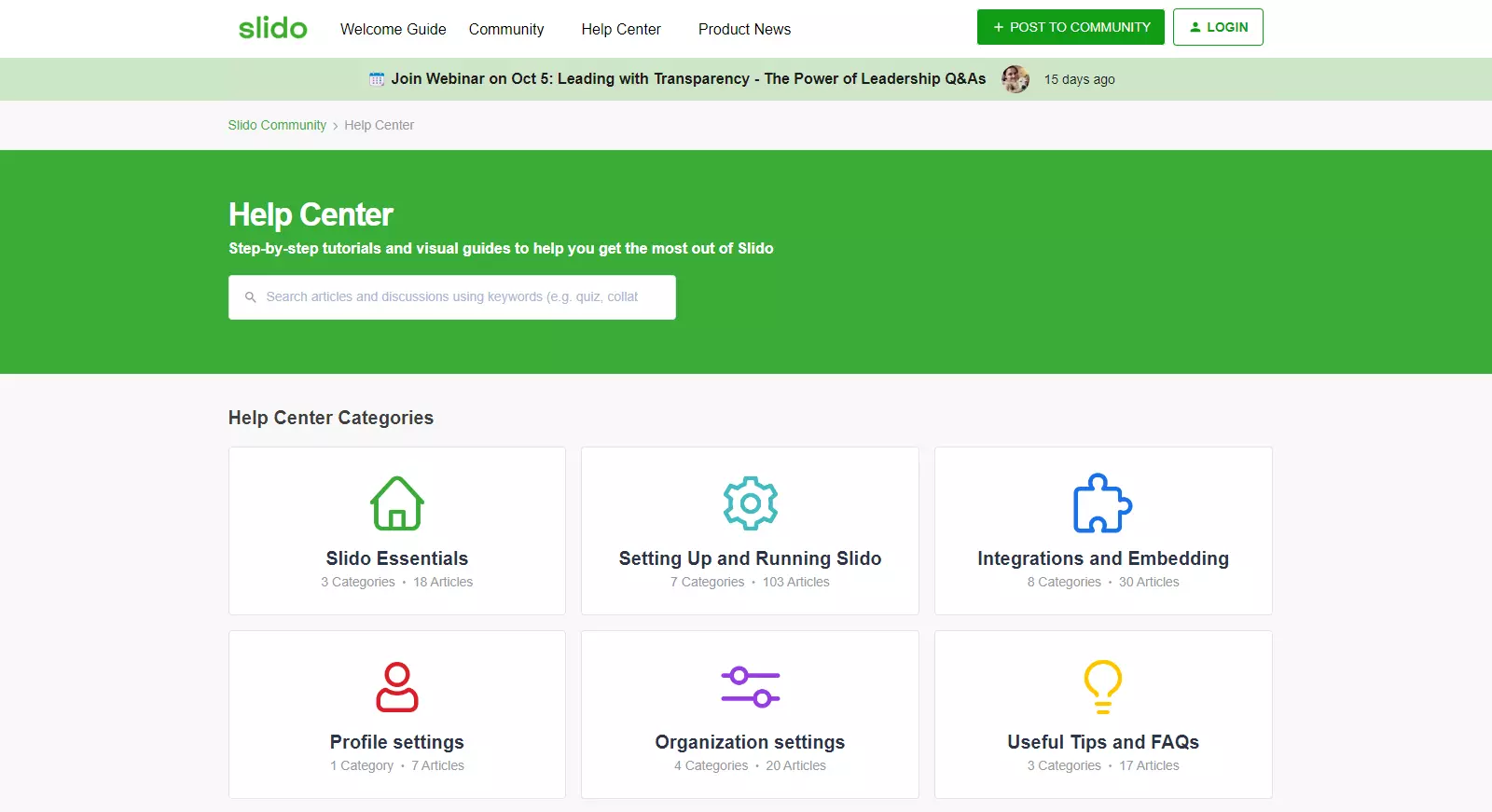 Centrum pomoci Slido