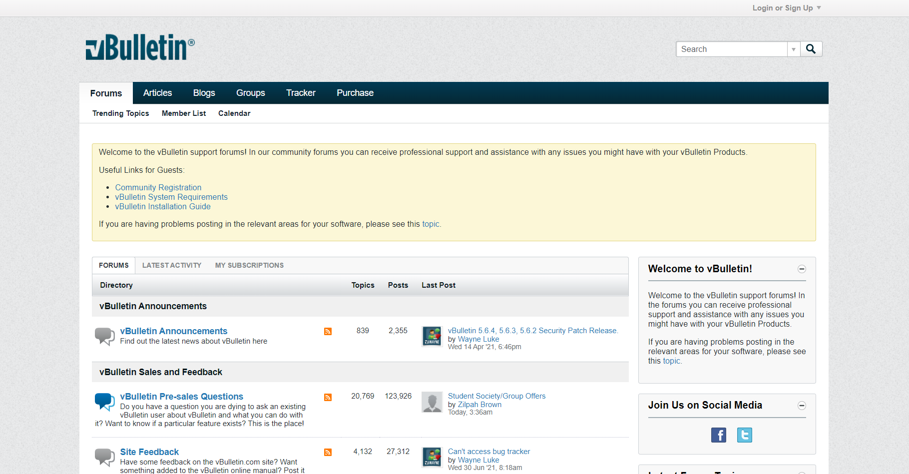 Adresár fór vBulletin