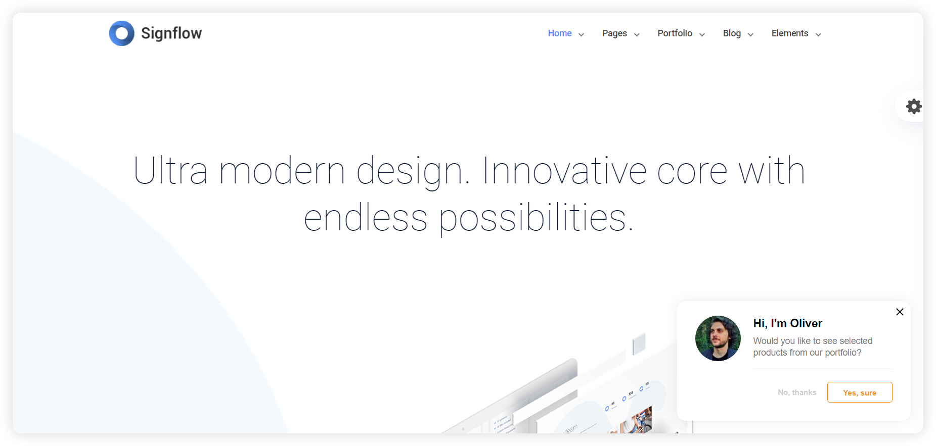 Príklad proaktívnej pozvánky na chat