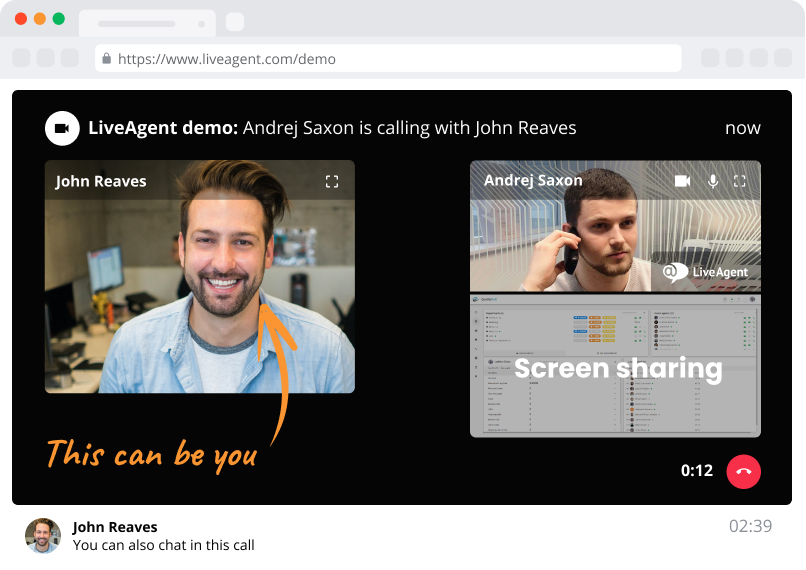 Schedule a demo with a stellar help desk software - LiveAgent