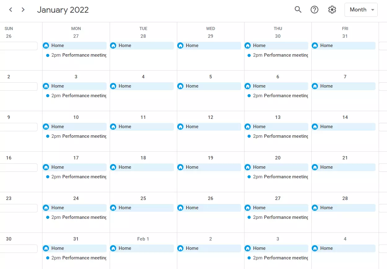 Plánovanie stretnutí