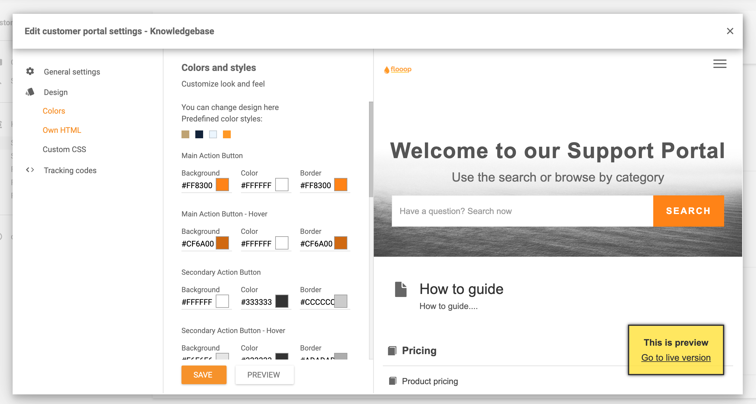 Prispôsobenie fóra v LiveAgent