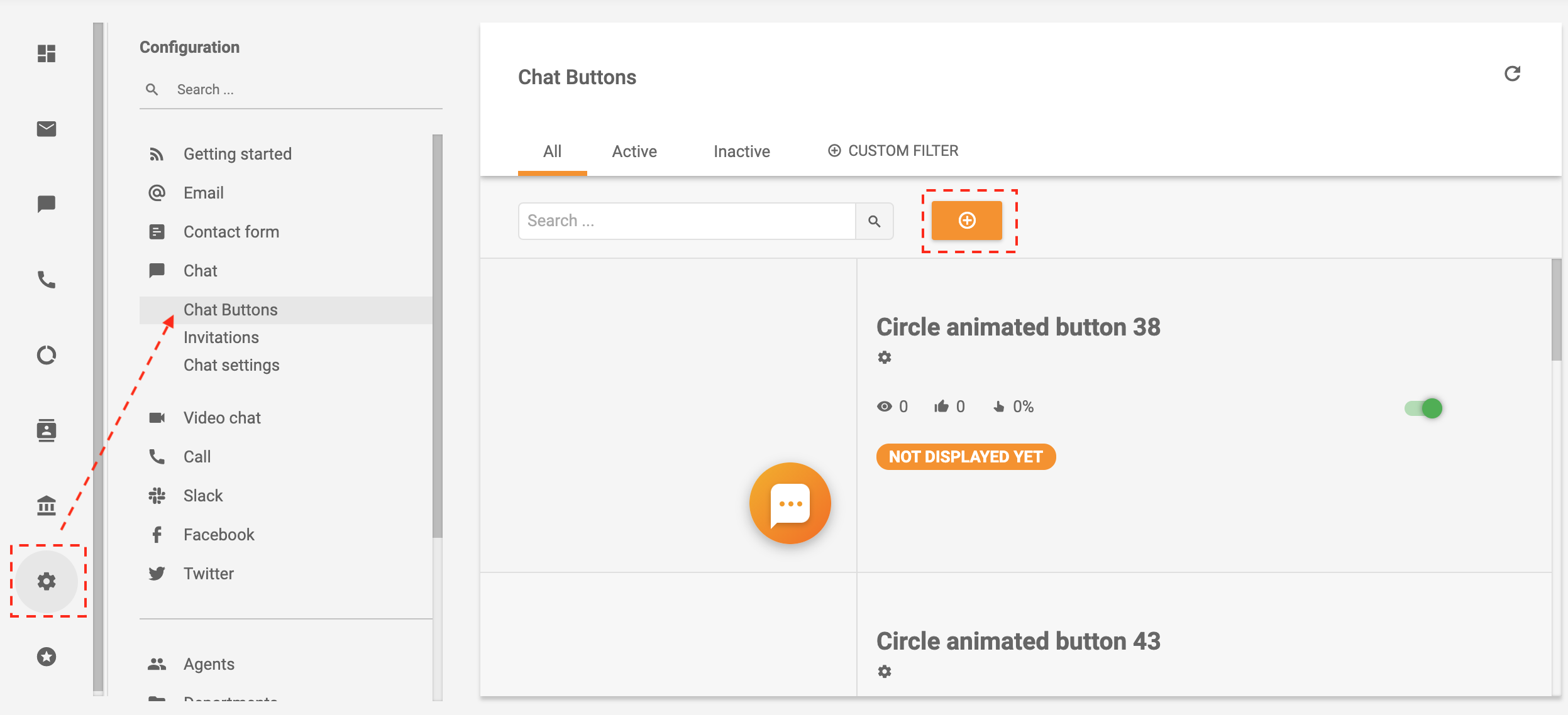 LiveAgent - Vytvorenie tlačidla chatu