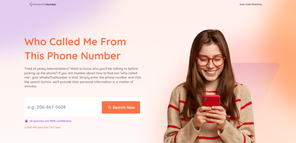 Domovská stránka WhatIsThisNumber