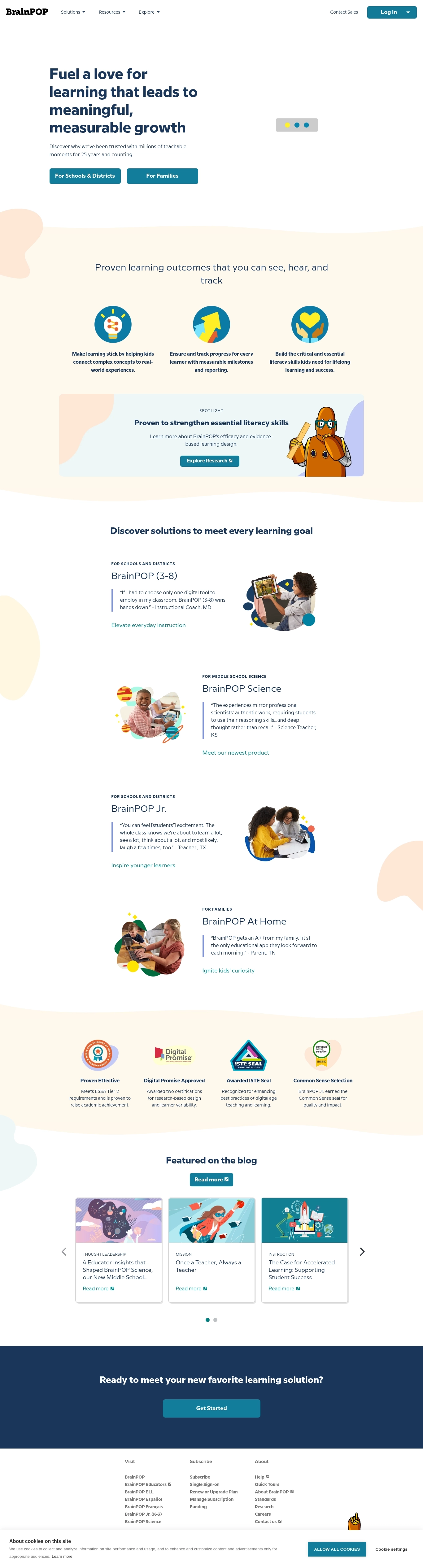 Kontakty na podporu BrainPOP Help Desk