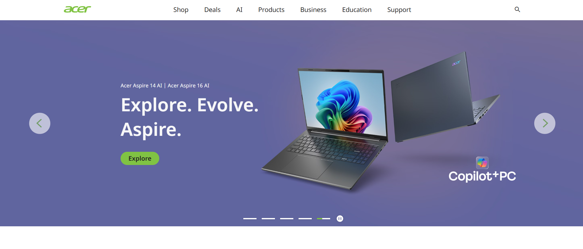 Kontakty na podporu Acer