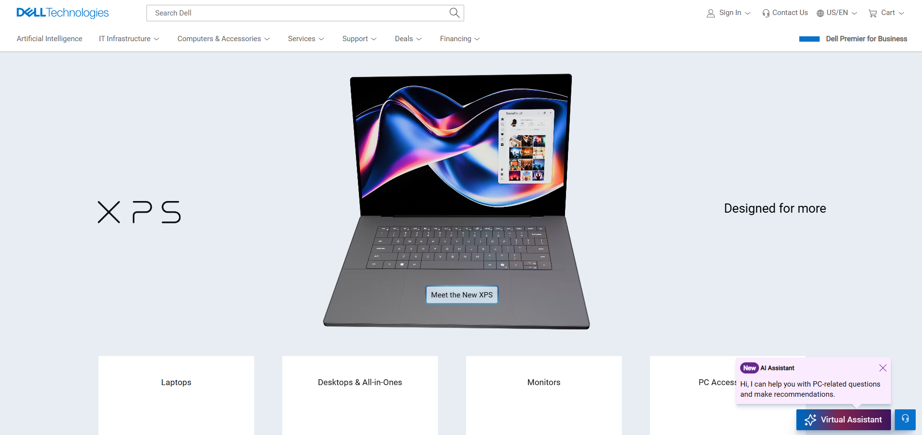 Kontakty na podporu Dell