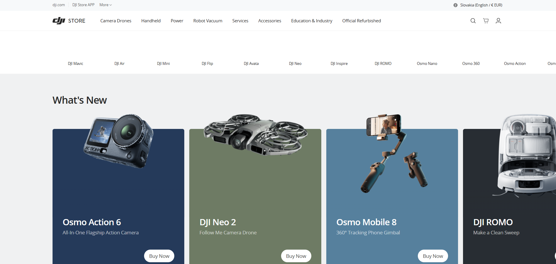 Kontakty na helpdesk DJI