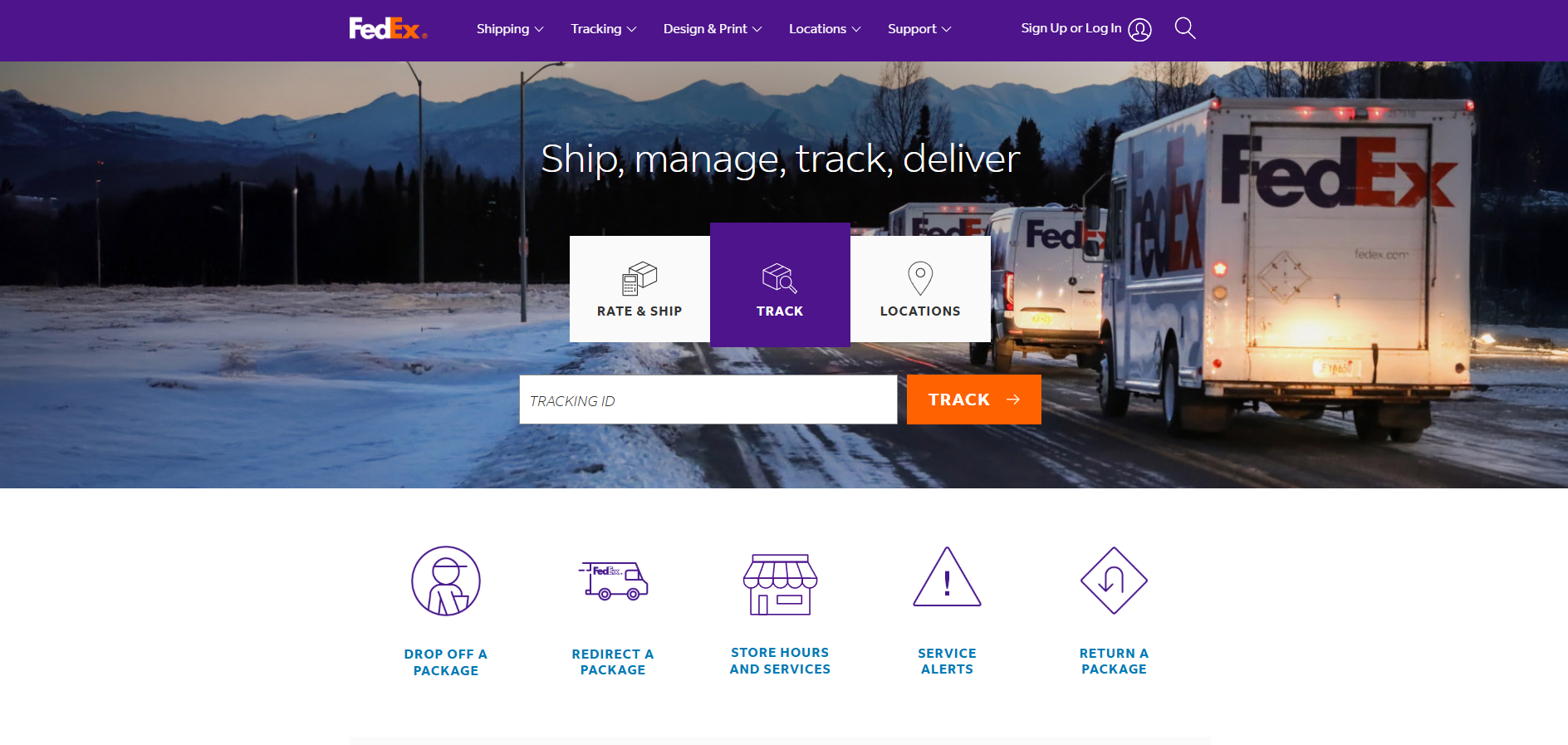 Kontakty na podporu FedEx