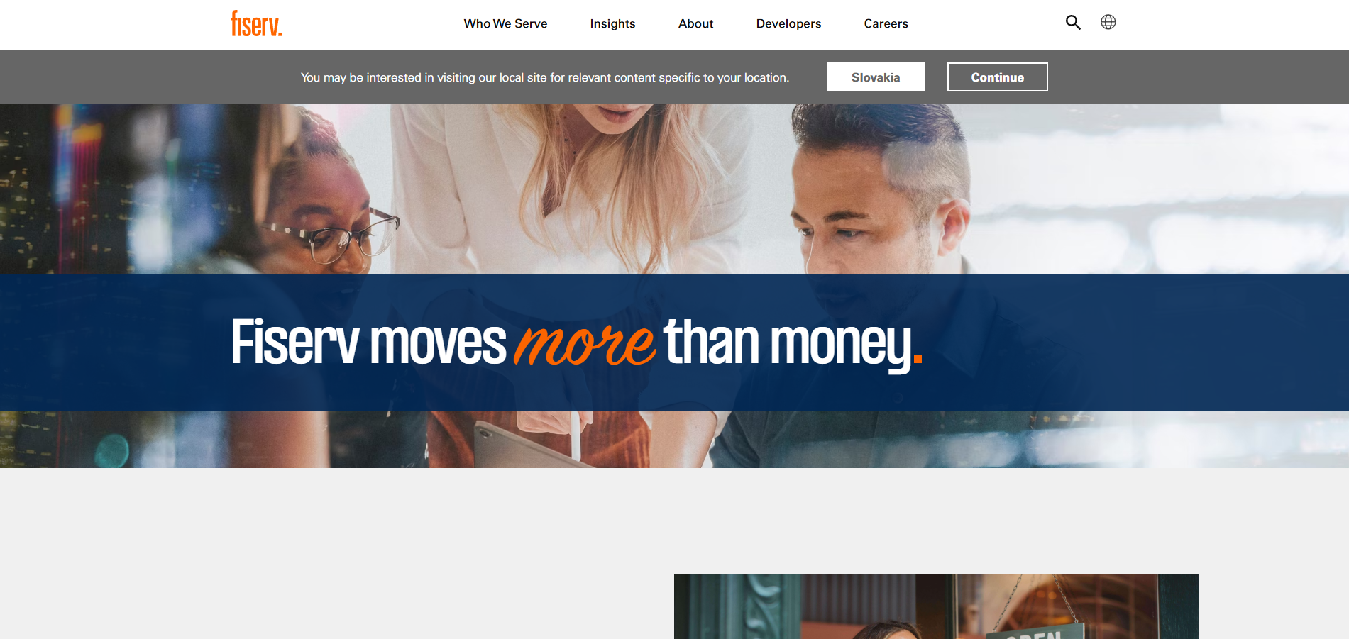 Kontakty na Fiserv Help Desk