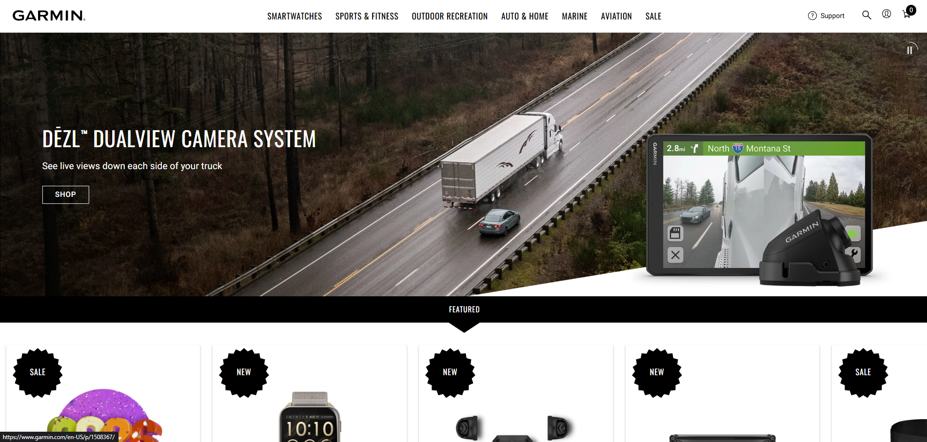 Kontakty na Garmin Help Desk