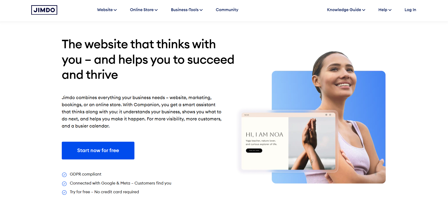 Kontakty na Jimdo Help Desk