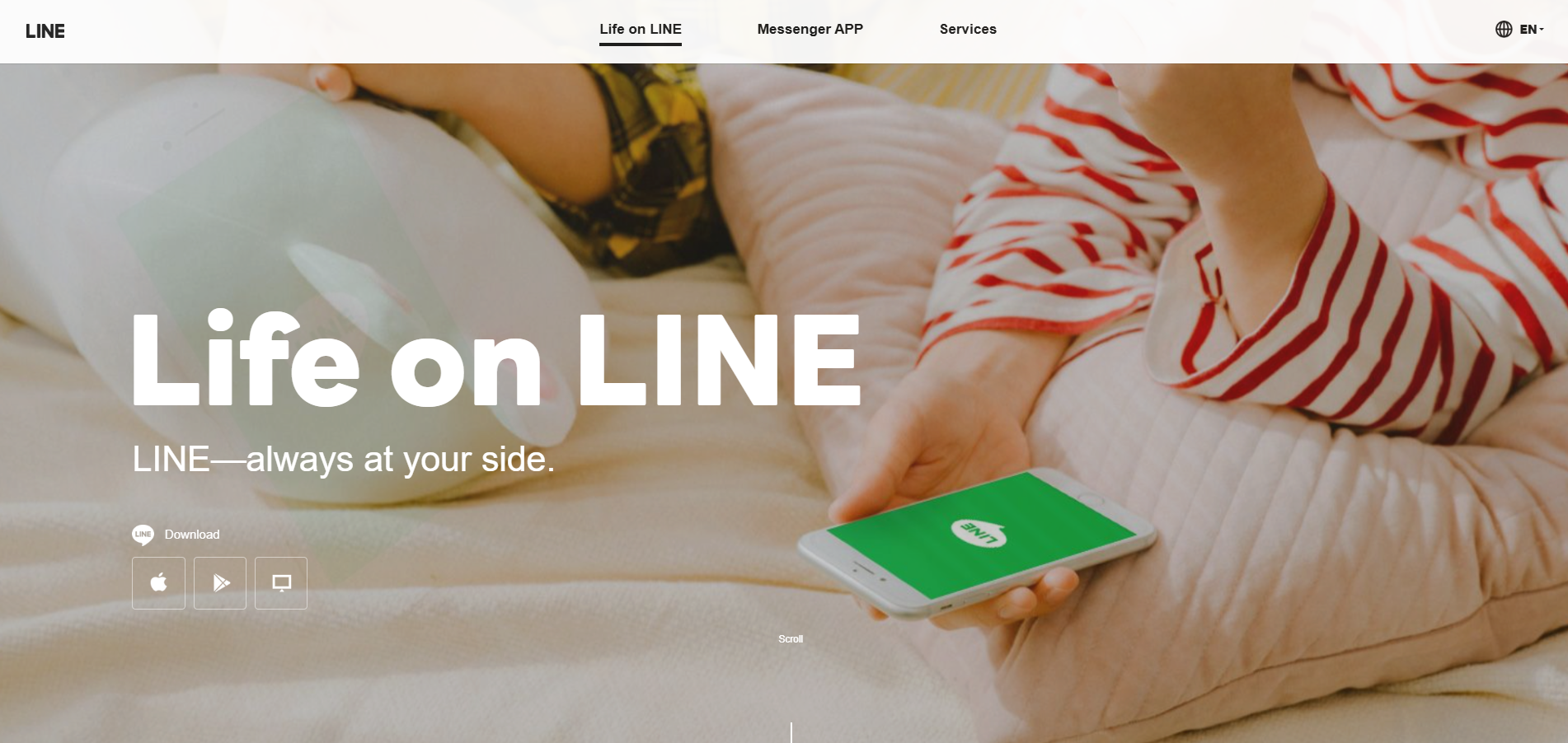 LINE Kontakty na Helpdesk