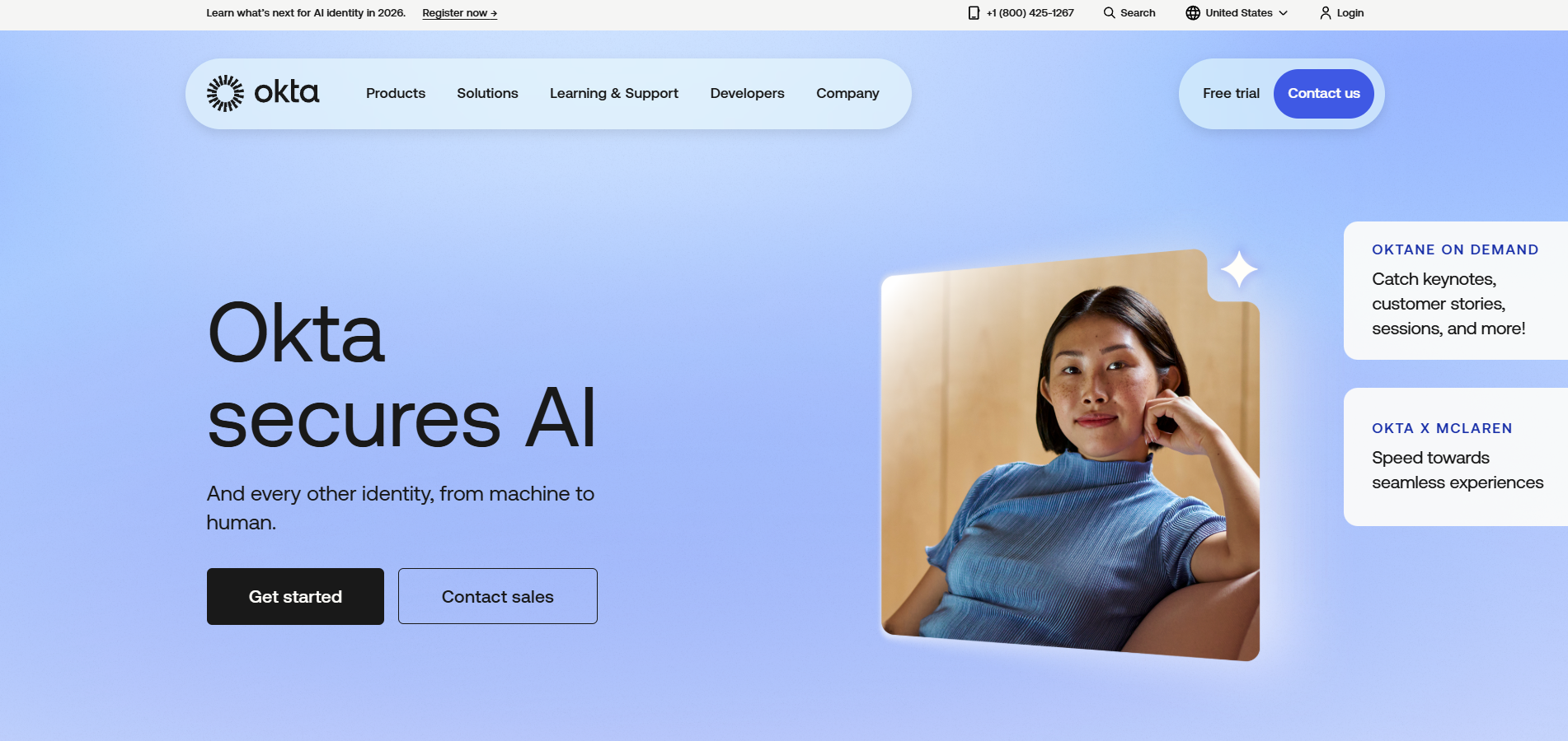 Kontakty na Okta Help Desk