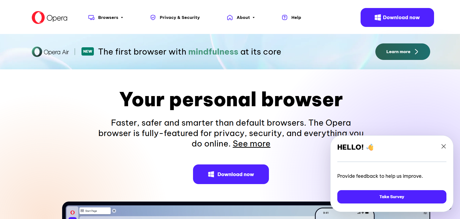 Kontakty na podporu Opera Help Desk