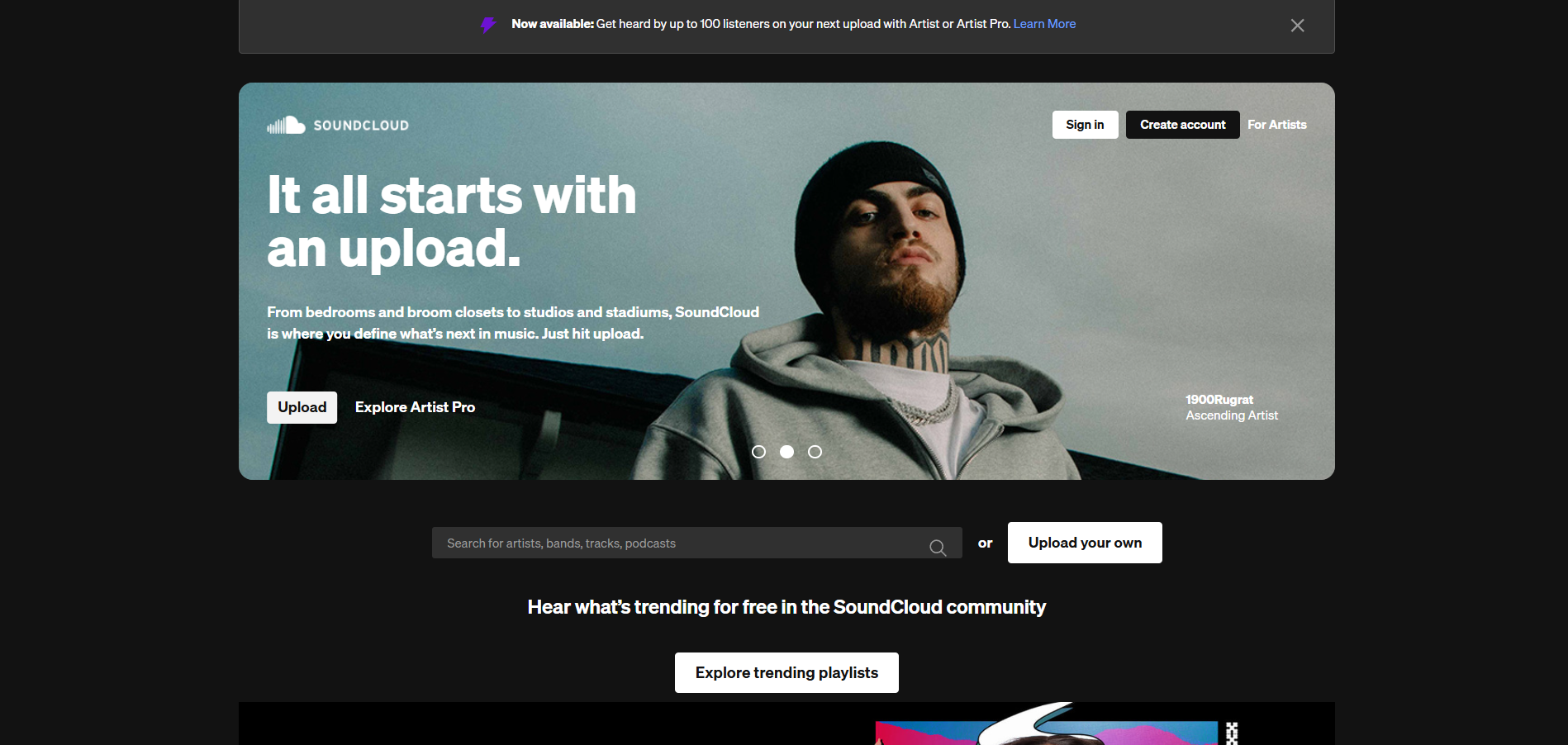 Kontakty na podporu SoundCloud