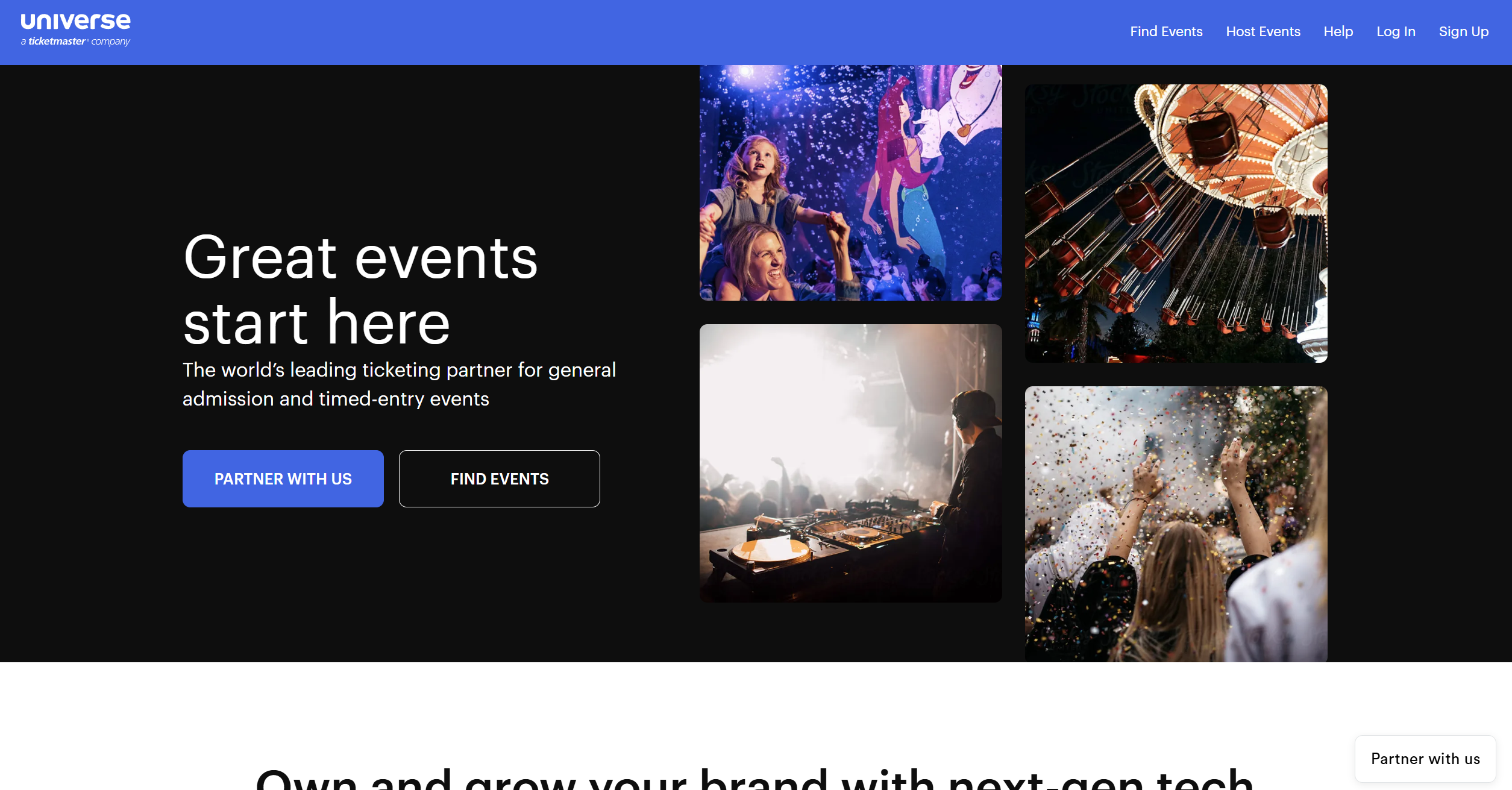 Kontakty na zákaznícku podporu Universe